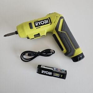 Ryobi | USB Lithium Screwdriver Kit 2.0 Ah Battery Charging Cable FVD50K